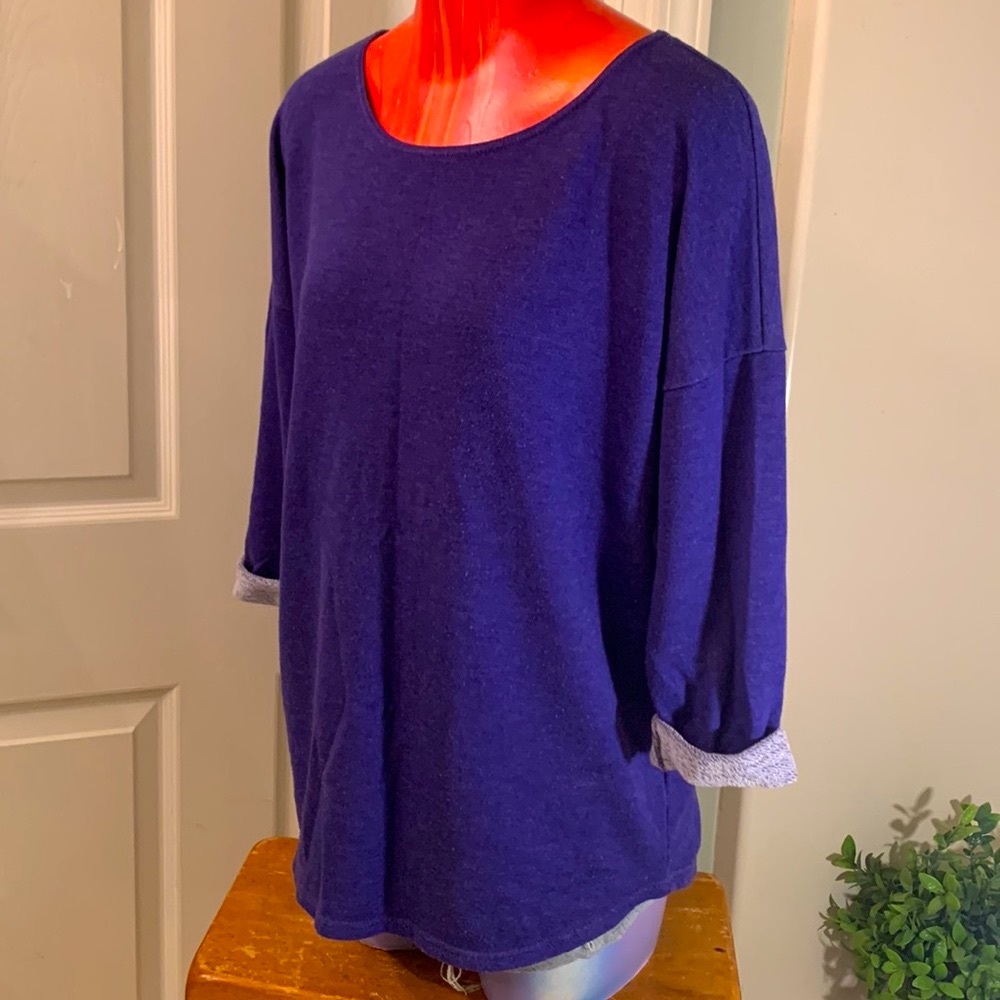 H&M Divided Grape Purple Core Lounge Top